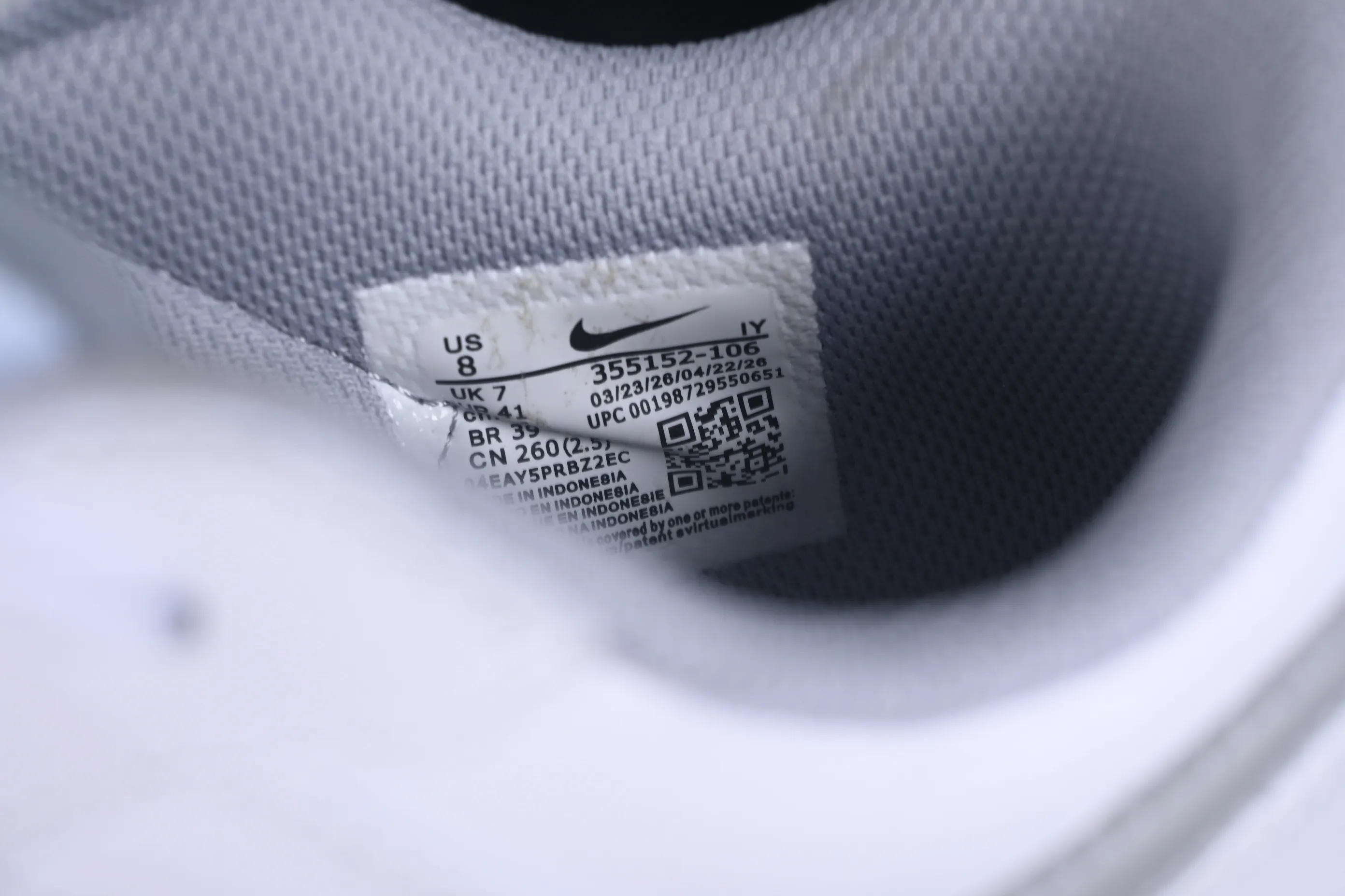 All categories Nk SB Dunk series Nk SB Dunk Low low-top sneakers Nike SB Dunk Low white gray low-top casual sneakers 355152-106